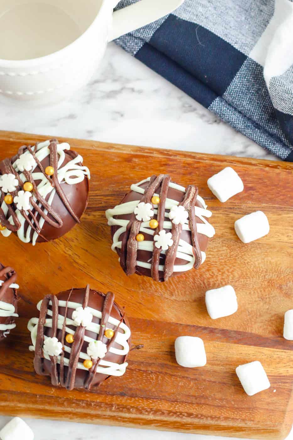 Hot Chocolate Bombs with Marshmallows | The Picky Eater