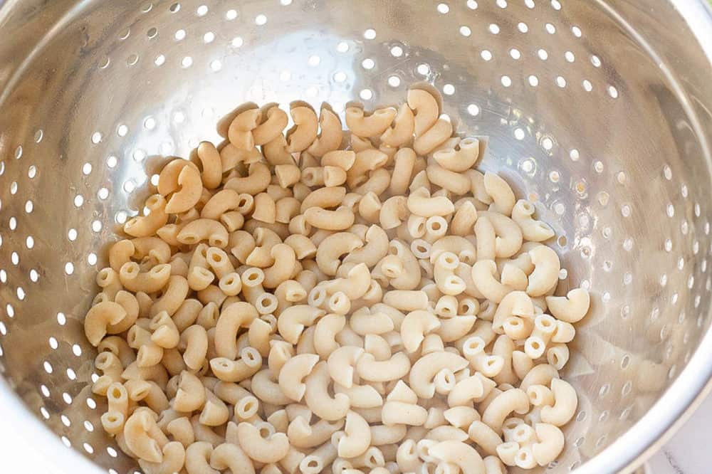 macaroni pasta cooked