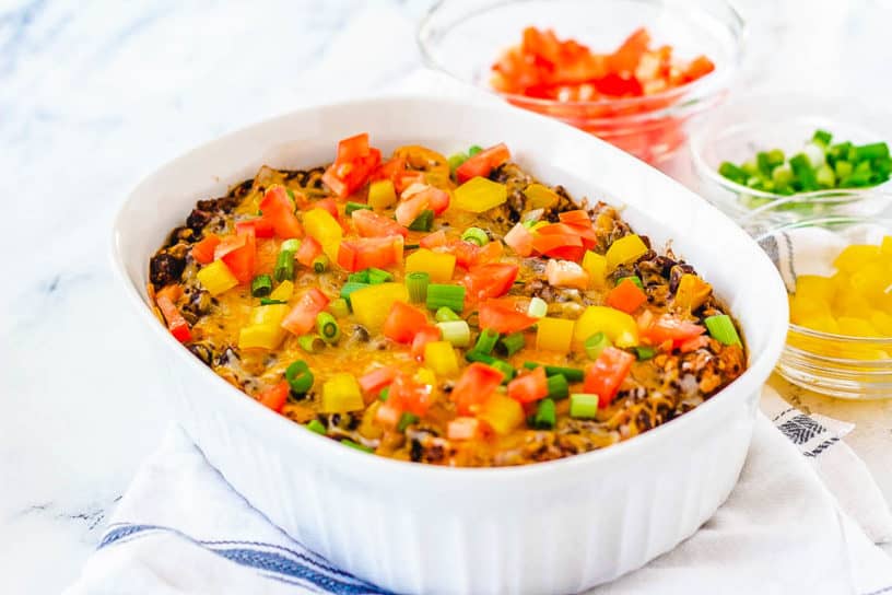 Black Bean Casserole with Quinoa The Picky Eater
