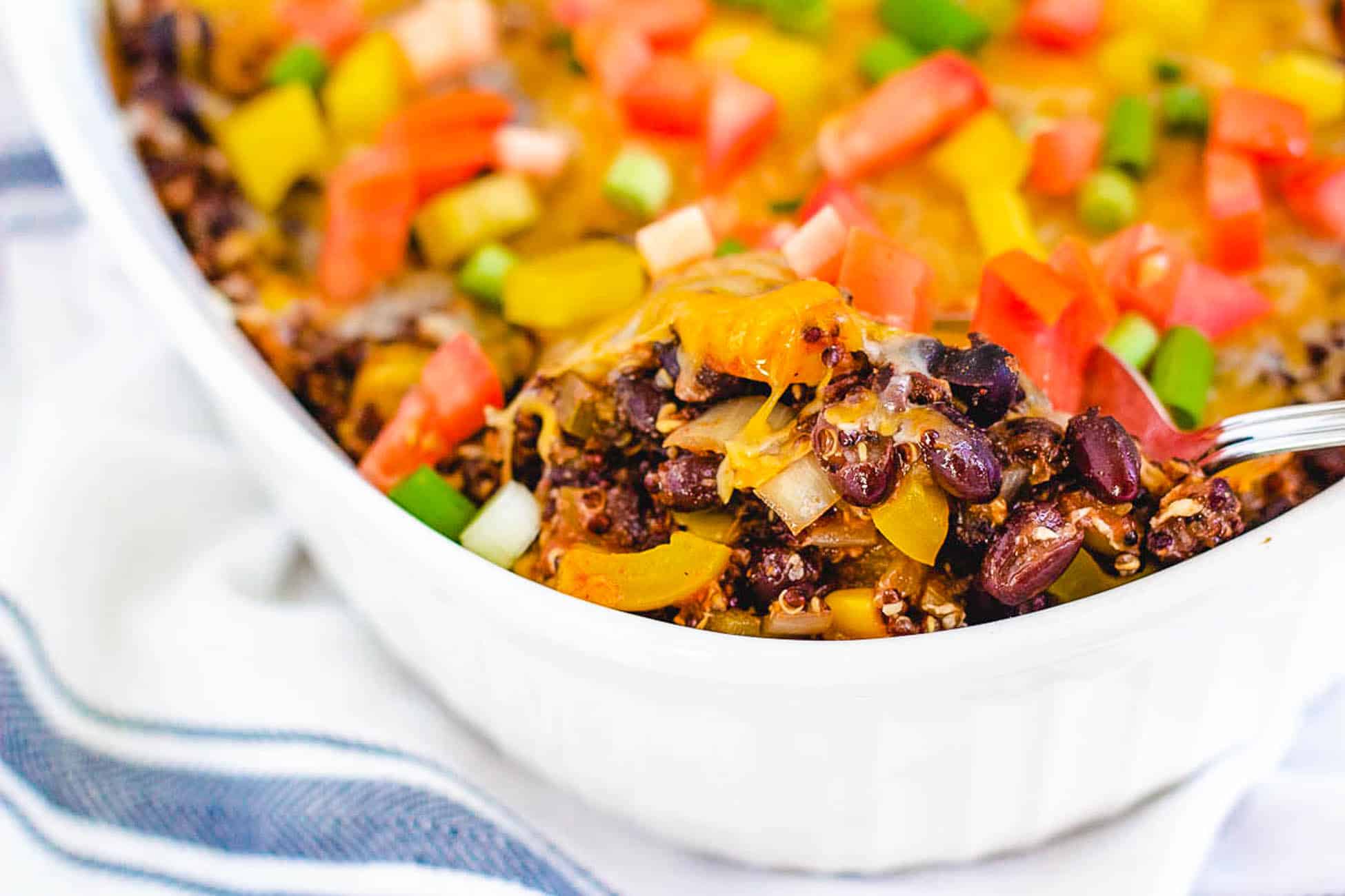 Black Bean Casserole with Quinoa The Picky Eater