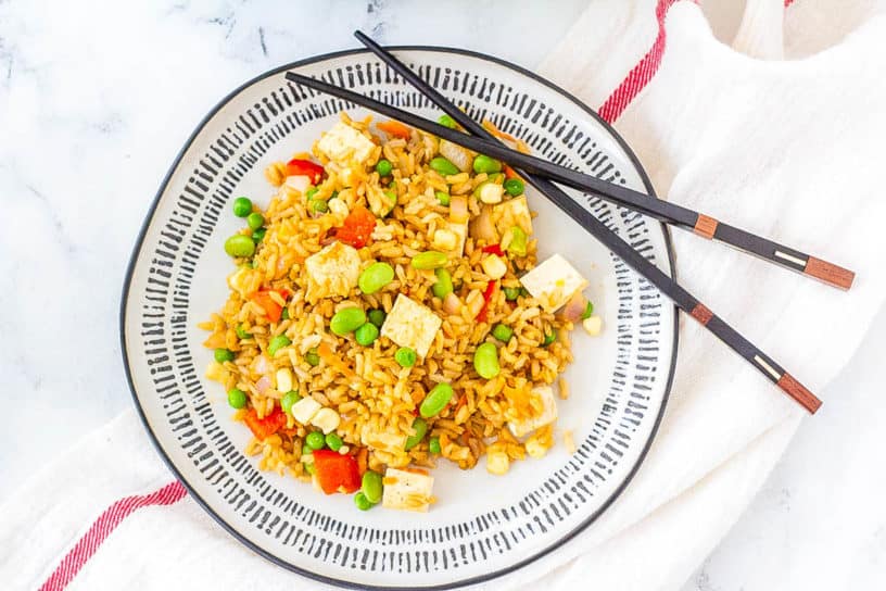 Tofu Fried Rice (Healthy, Vegan) The Picky Eater