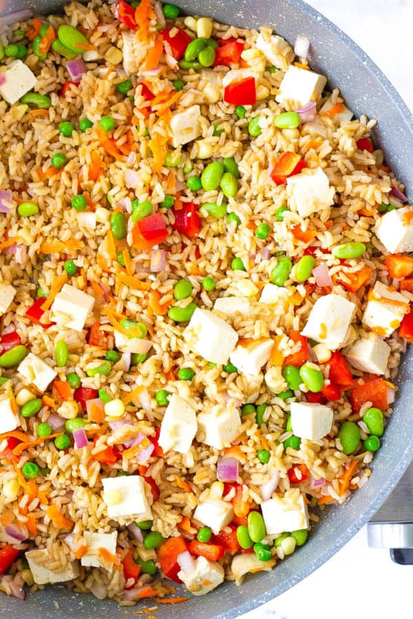 Tofu Fried Rice (Healthy, Vegan) The Picky Eater