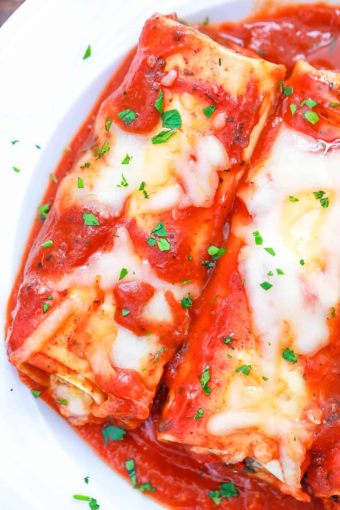 Pasta Rolls with a Pomodoro Sauce (Lasagna Rolls) | The Picky Eater