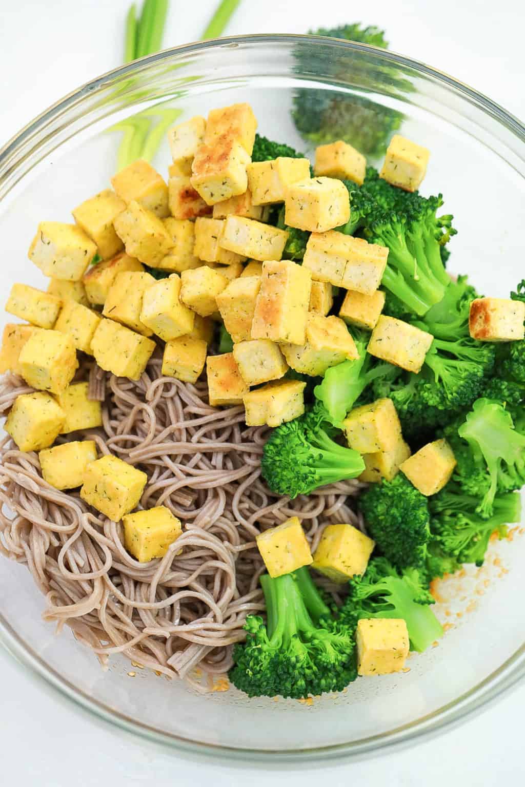 Tofu Broccoli with Sesame Noodles Healthy and Vegan The Picky Eater