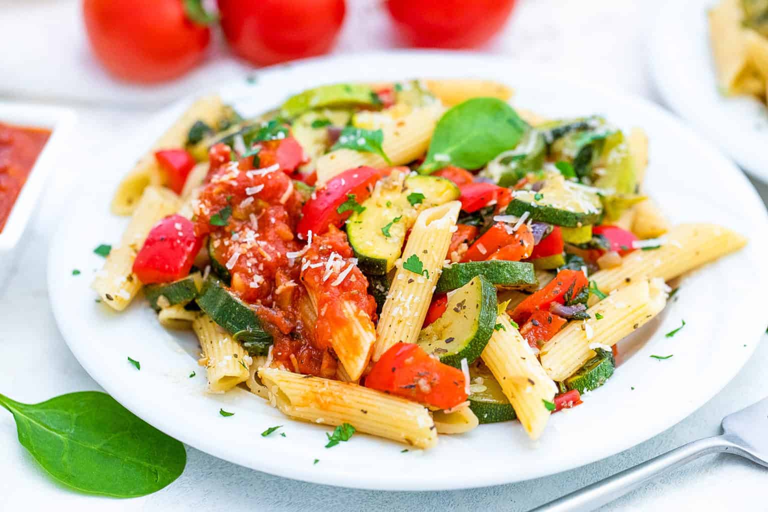 Vegan Pasta Primavera | The Picky Eater