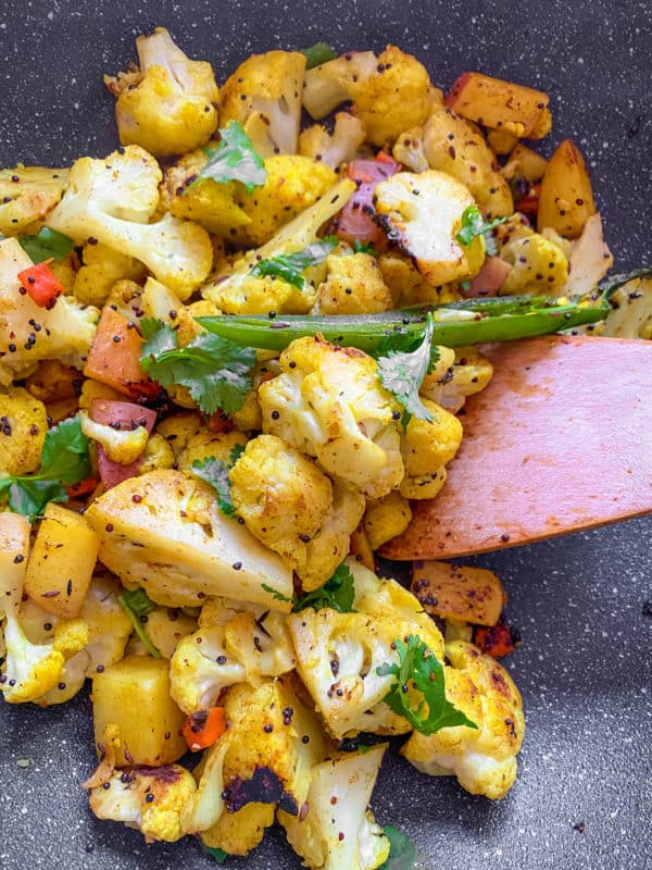 Cauliflower Sabji Recipe (Aloo Gobi Sabzi) The Picky Eater