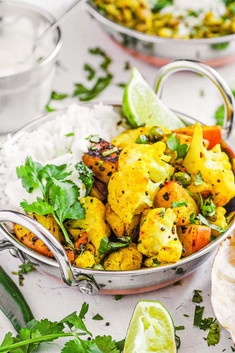 Cauliflower Sabji Recipe (Aloo Gobi Sabzi) The Picky Eater
