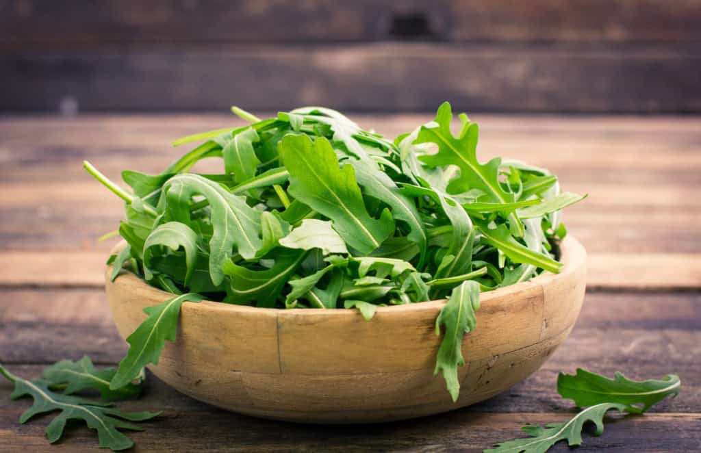 photo of fresh arugula