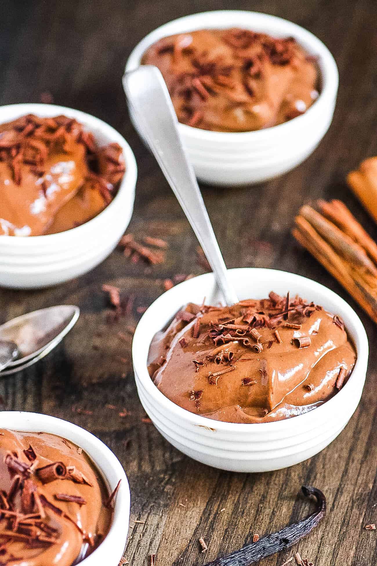 Chocolate Almond Milk Pudding