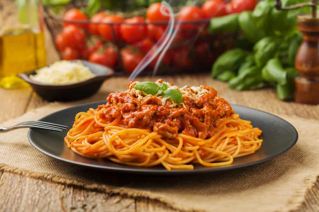 bolognese spaghetti