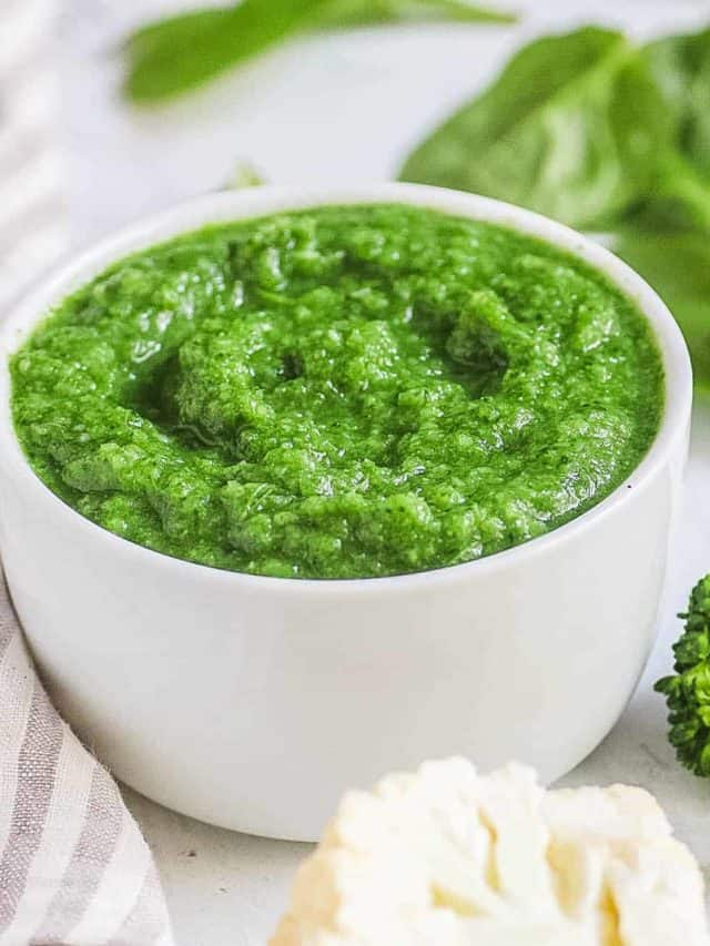 Vegetable Puree for Baby Broccoli, Spinach, Cauliflower Story The