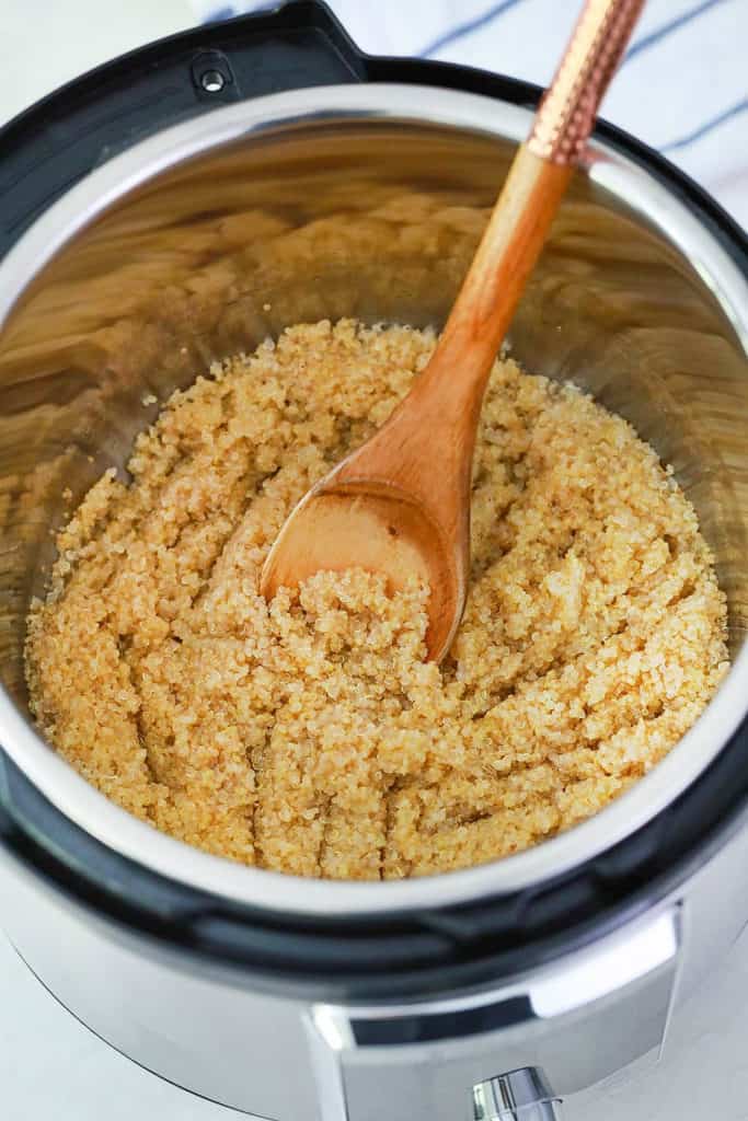 quinoa cooked in instant pot