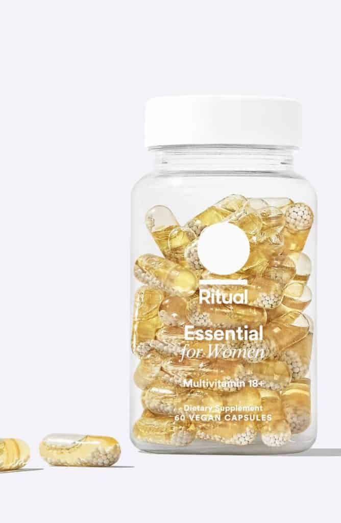 ritual vitamins review - bottle of essential for women 18+