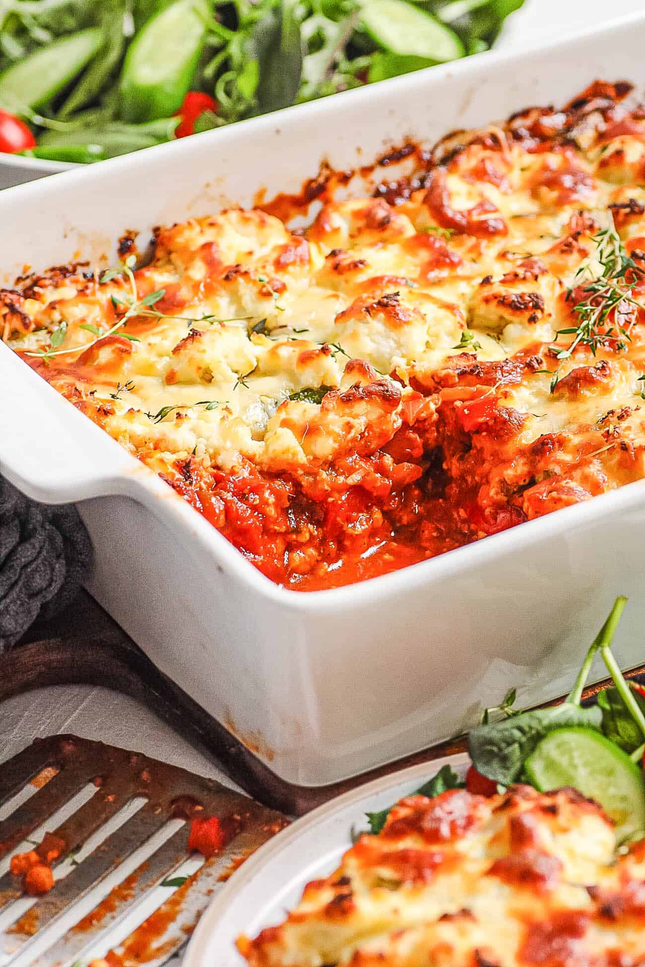Vegetarian Zucchini Lasagna Recipe (Gluten Free, Low Carb, Not Watery!)