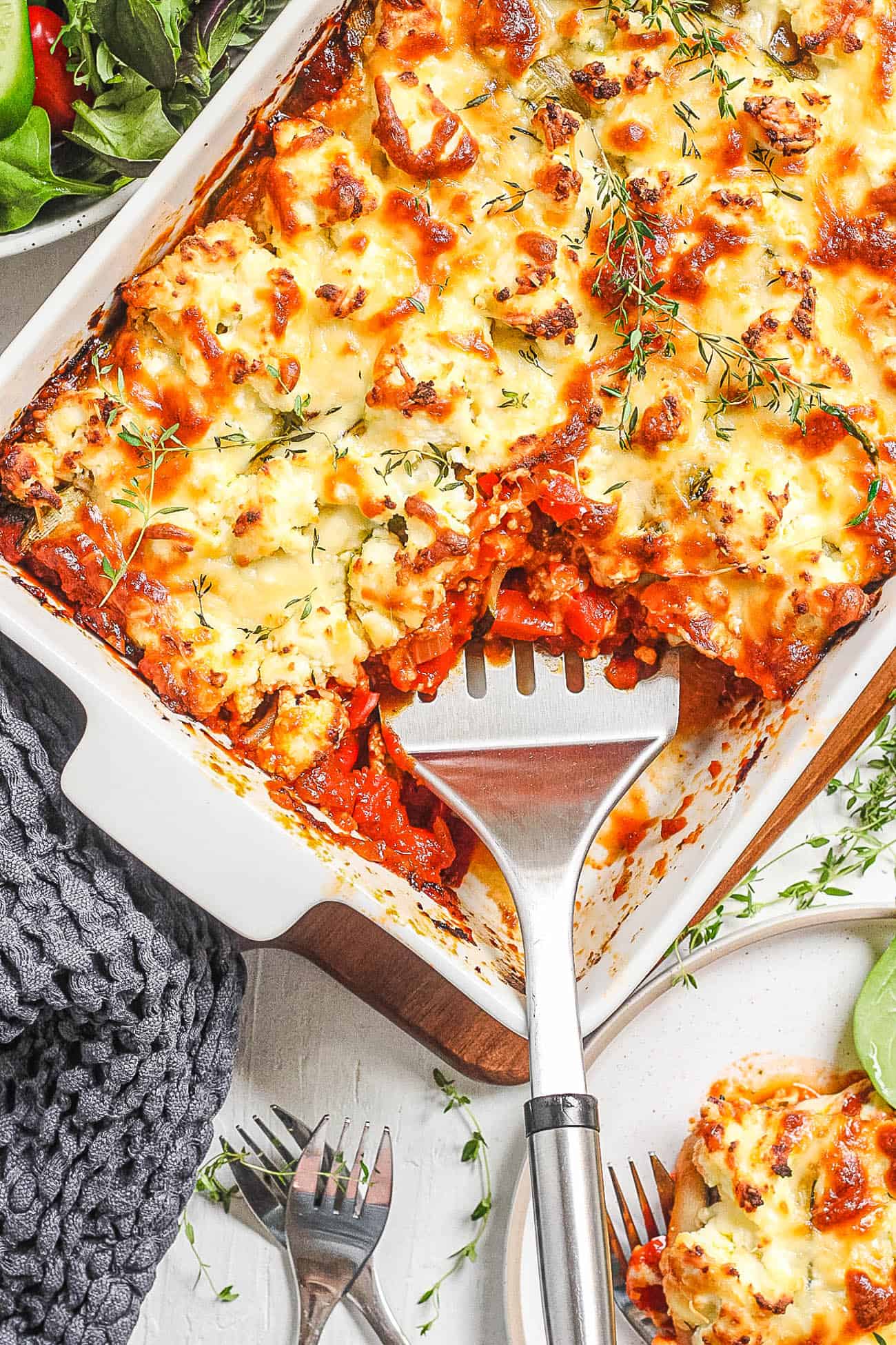 Vegetarian Zucchini Lasagna Recipe (Gluten Free, Low Carb, Not Watery!)