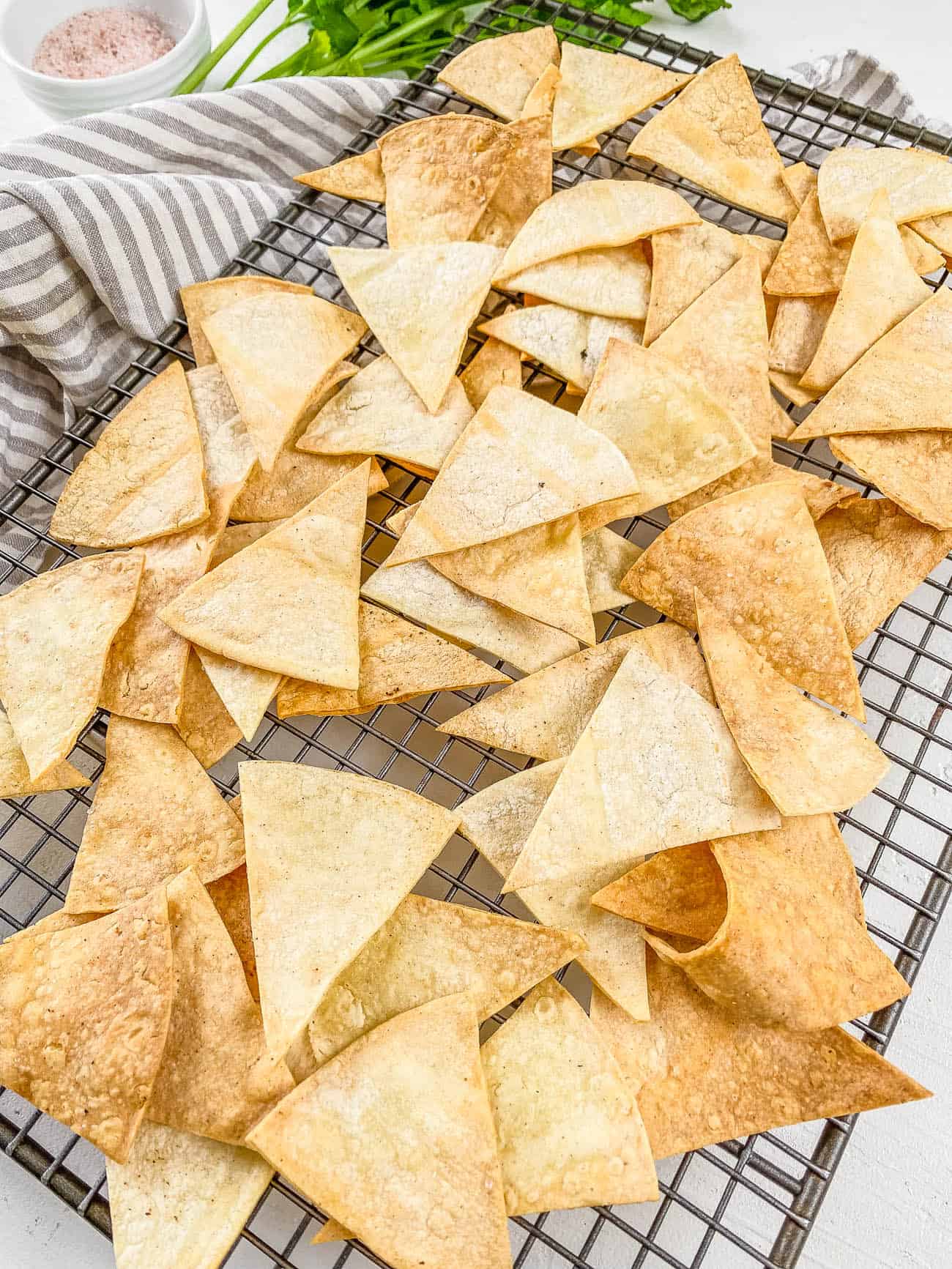 Easy Air Fryer Tortilla Chips (Healthy, Just 3 Ingredients!) The