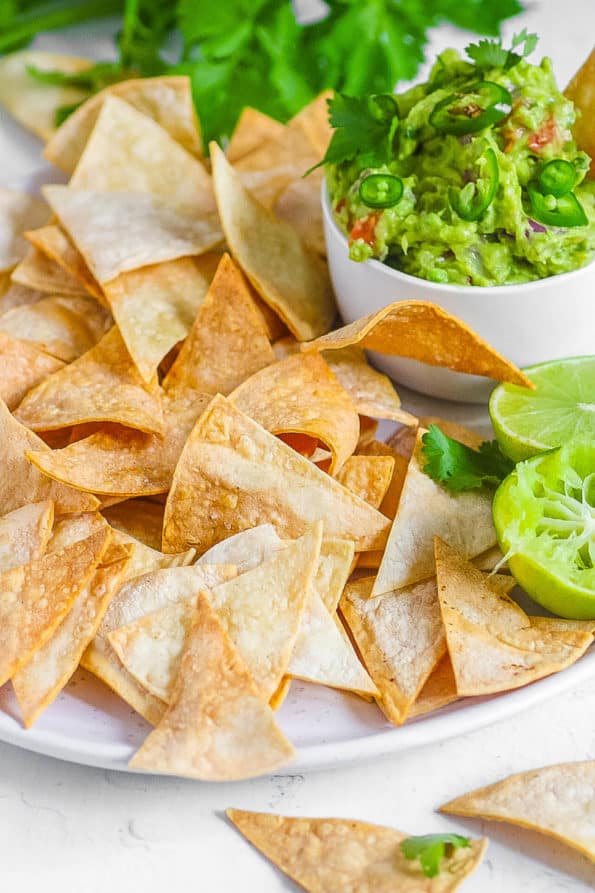 Easy Air Fryer Tortilla Chips (Healthy, Just 3 Ingredients!) | The ...