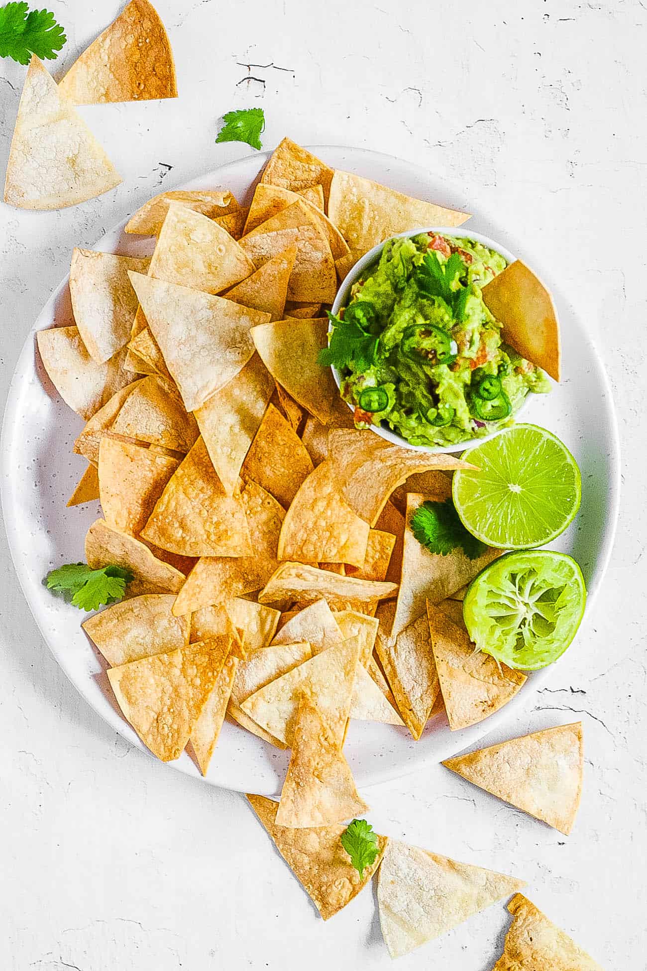 EASY Air Fryer Flour Tortilla Chips (or Corn!!!)