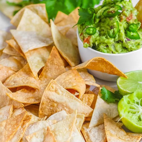 Easy Air Fryer Tortilla Chips (Healthy, Just 3 Ingredients!) | The ...