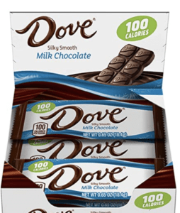 dove chocolate bars