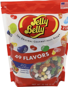 package of jelly belly jelly beans