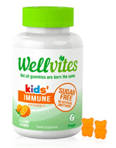 Wellvites Bottle of vitamins.