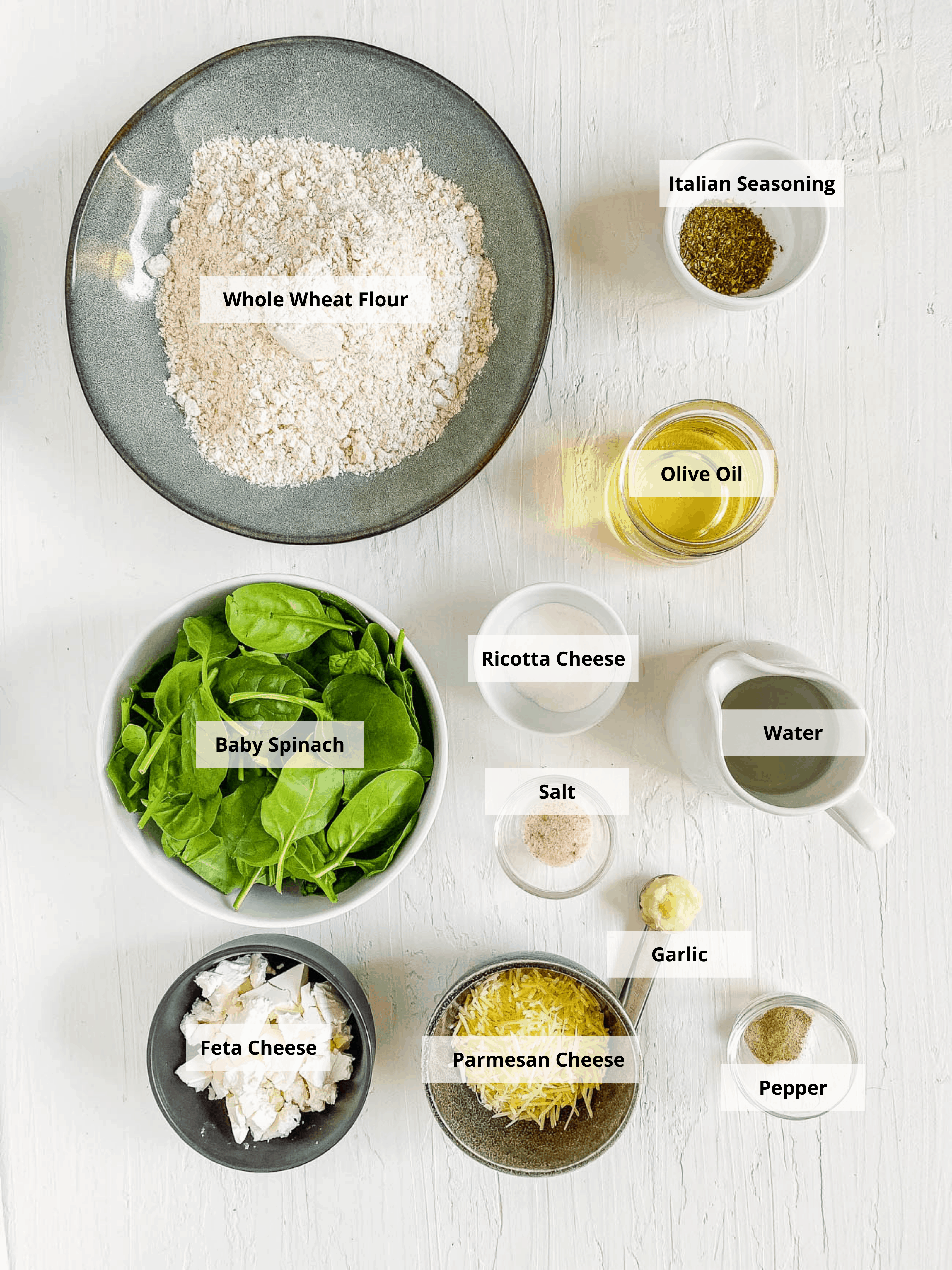 ingredients for florentine pizza