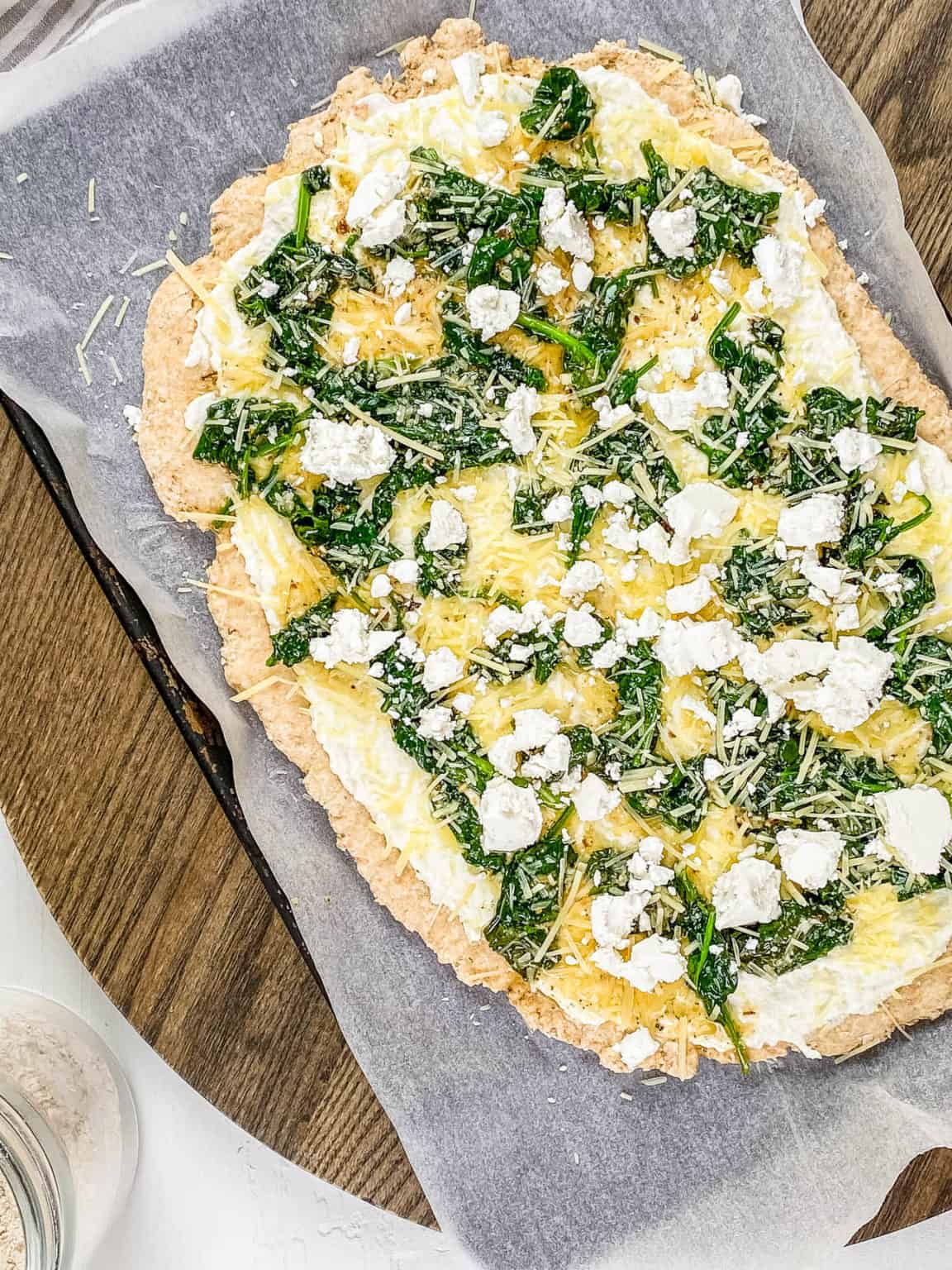 Spinach Pizza (Florentine Pizza) The Picky Eater