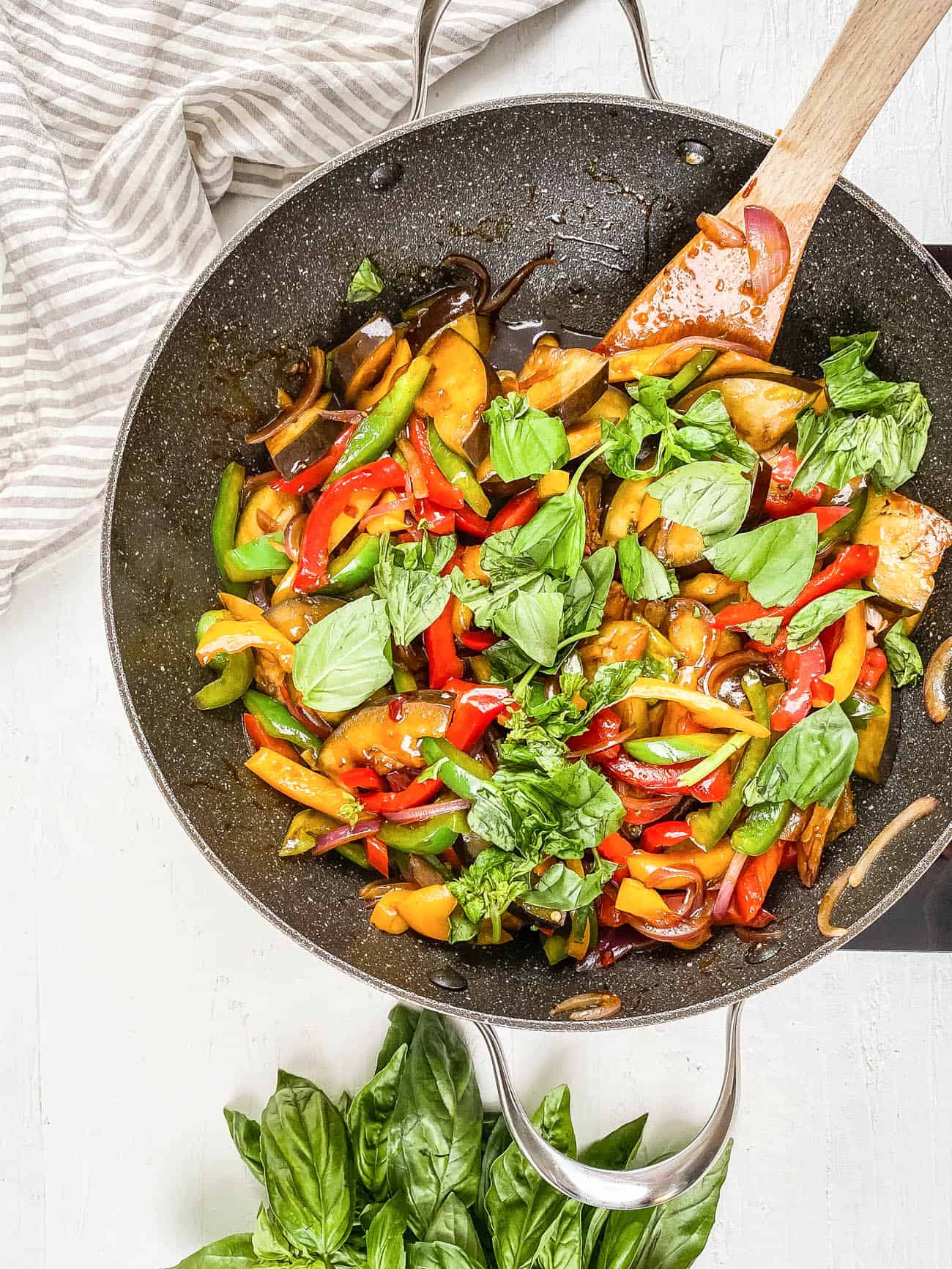 Thai Basil Eggplant Stir-Fry | The Picky Eater