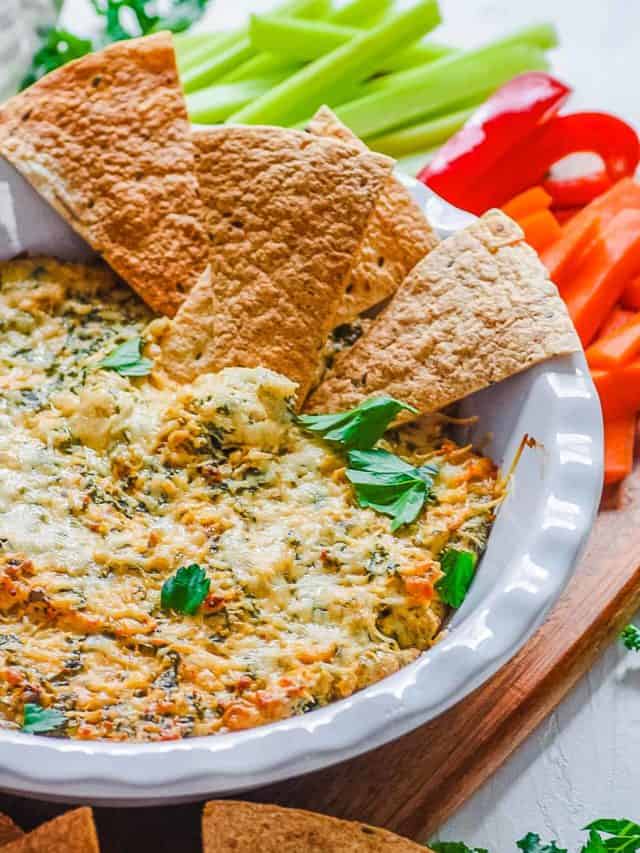 Kale Dip with Cream Cheese and Parmesan Story The Picky Eater