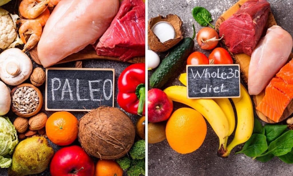 Paleo vs. Whole 30 - Foods to eat on the Paleo diet, and foods to eat on the Whole30 diet. 