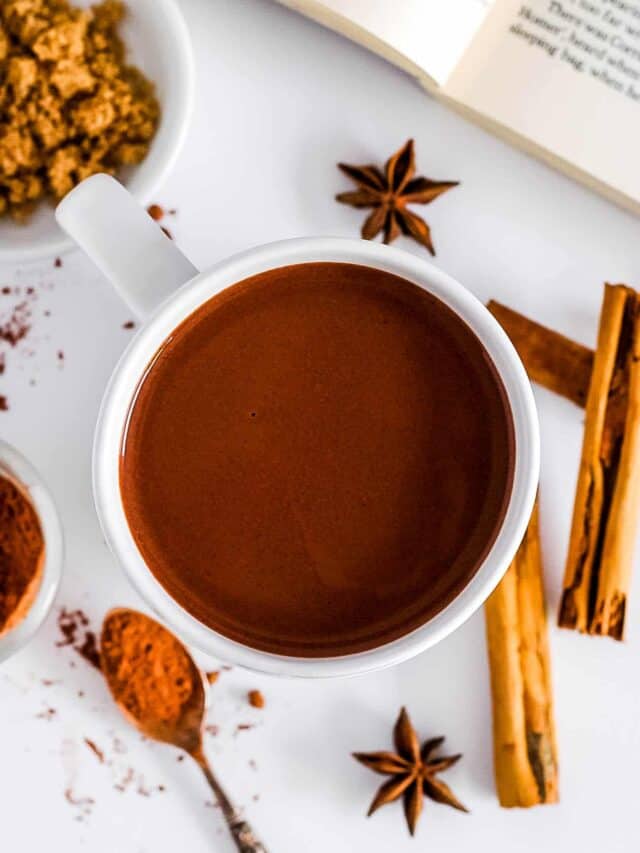 Delicious, Healthy Hot Chocolate With Cinnamon Story The Picky Eater