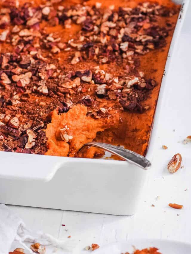 Easy Vegan Sweet Potato Casserole Story The Picky Eater