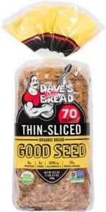 Package of Dave's Killer Bread - Good Seed variety - on a white background.