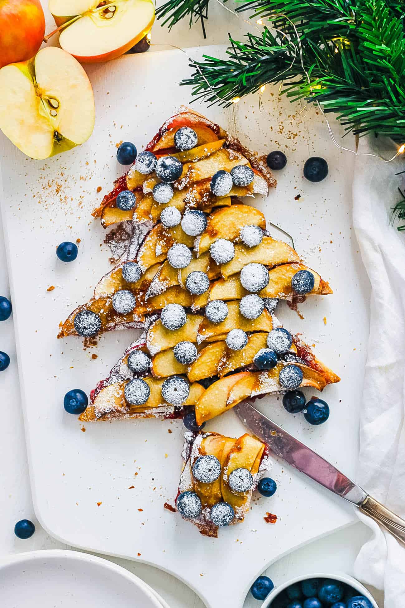 Puff Pastry Nutella Christmas Tree - Rich And Delish