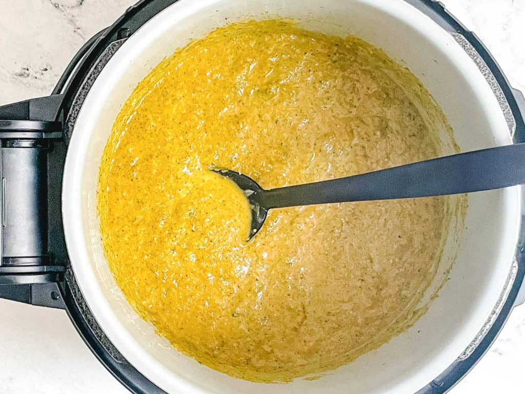 Instant pot broccoli cheese soup online healthy