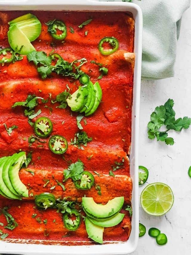 Easy Vegan Enchilada Casserole Recipe