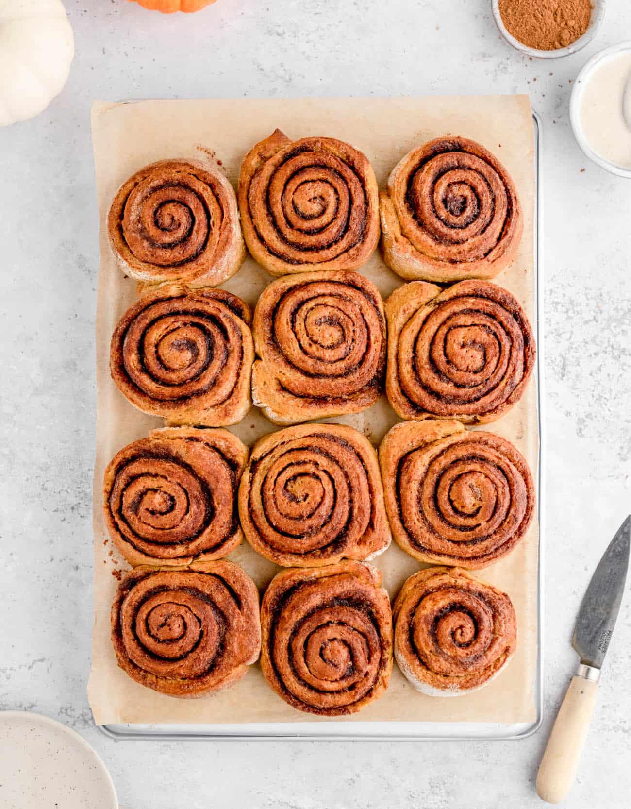 rolls baked in the oven