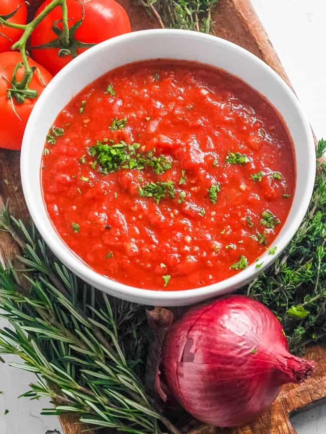 Keto Marinara Sauce (Low Carb, Vegan, Healthy) Story The Picky Eater