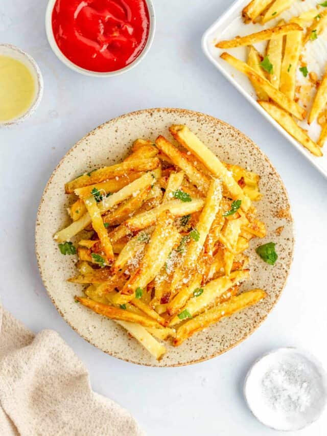 Parmesan Truffle Fries Recipe Story - The Picky Eater