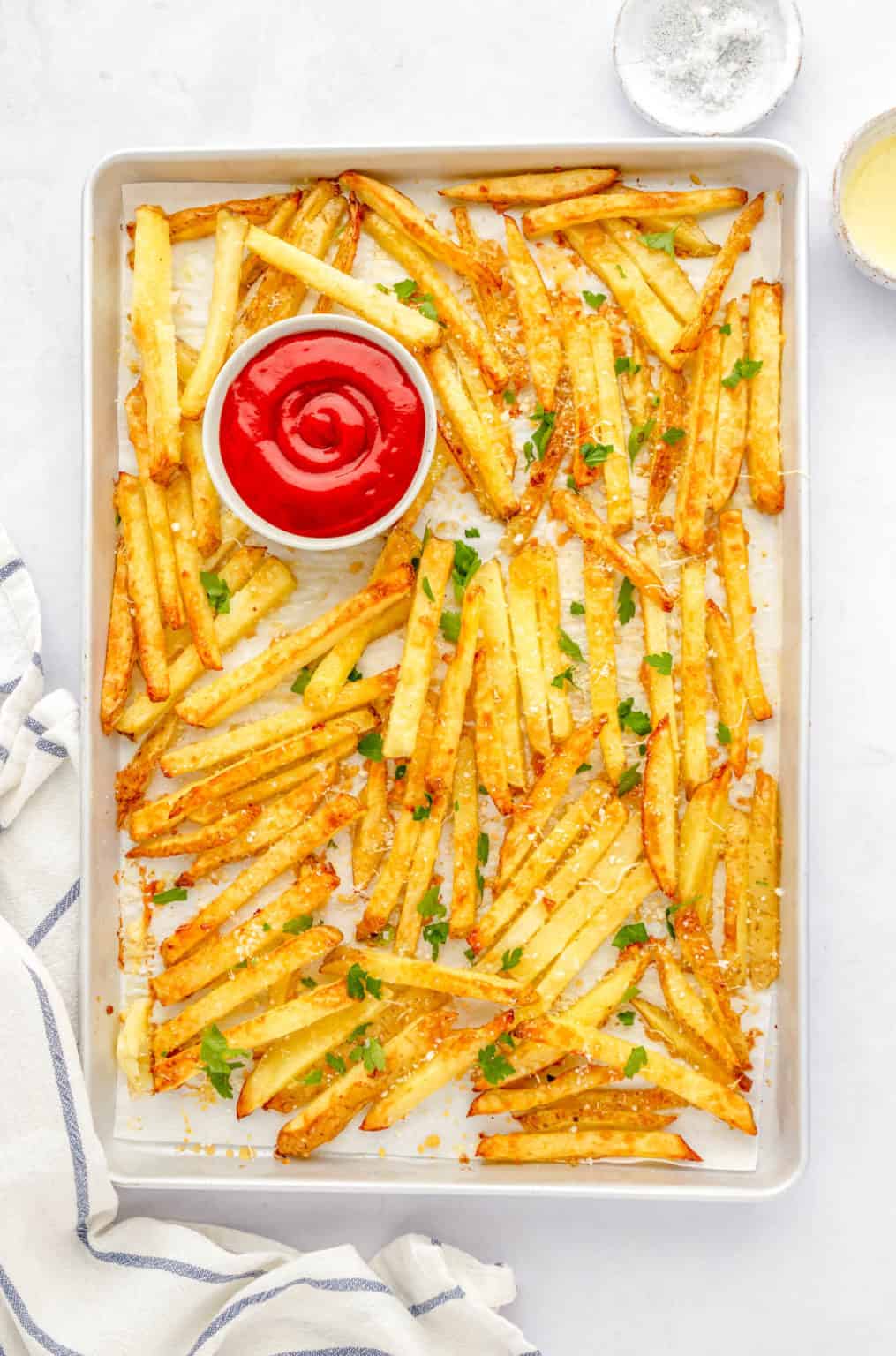 Healthy Food: Parmesan Truffle Fries With Garlic