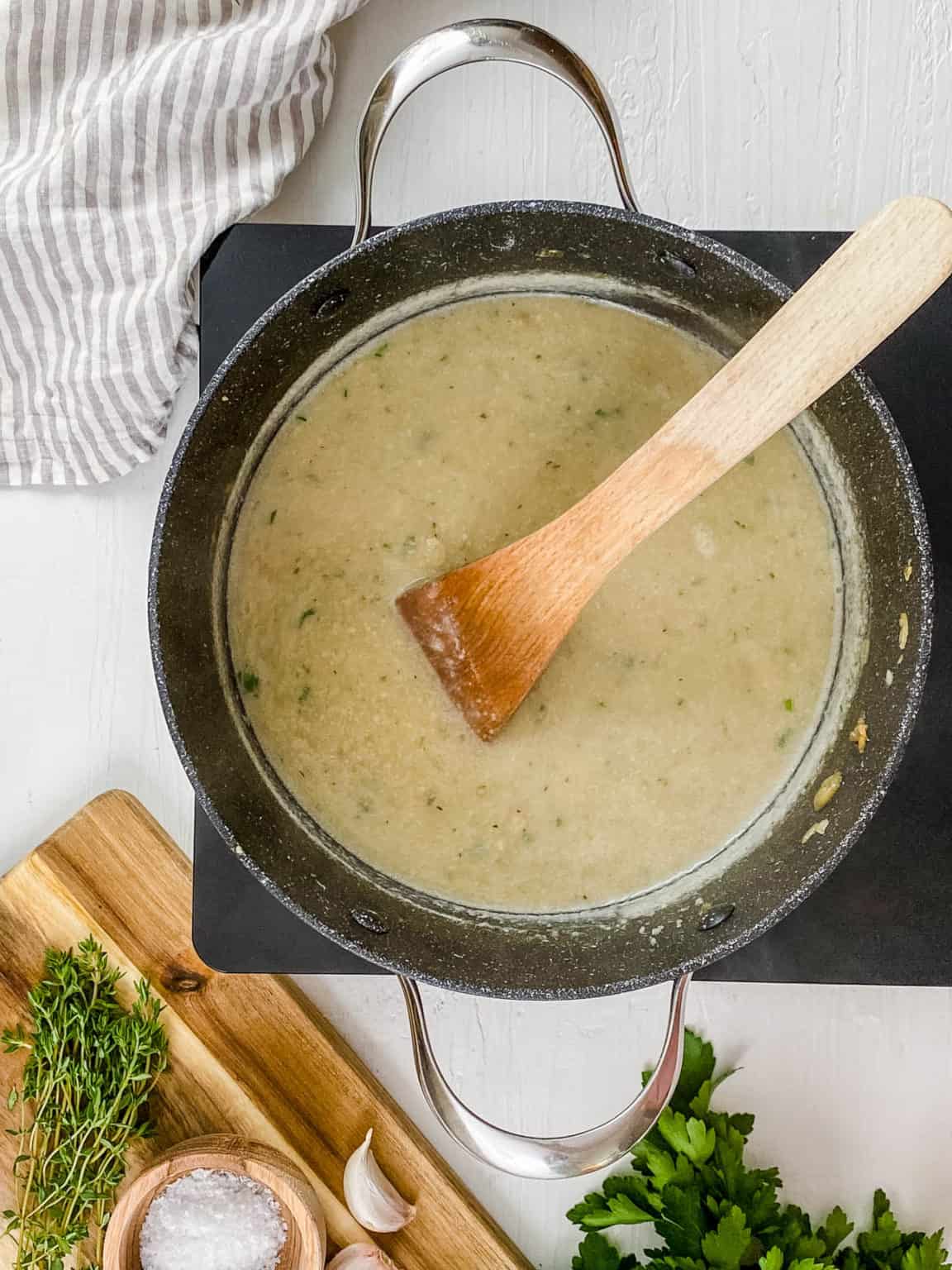 Mushroom Soup Without Cream (Healthy Recipe!) The Picky Eater