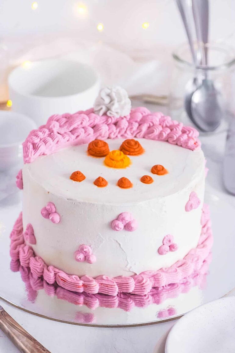 ingredients for winter onederland cake - snowman birthday cake recipe
