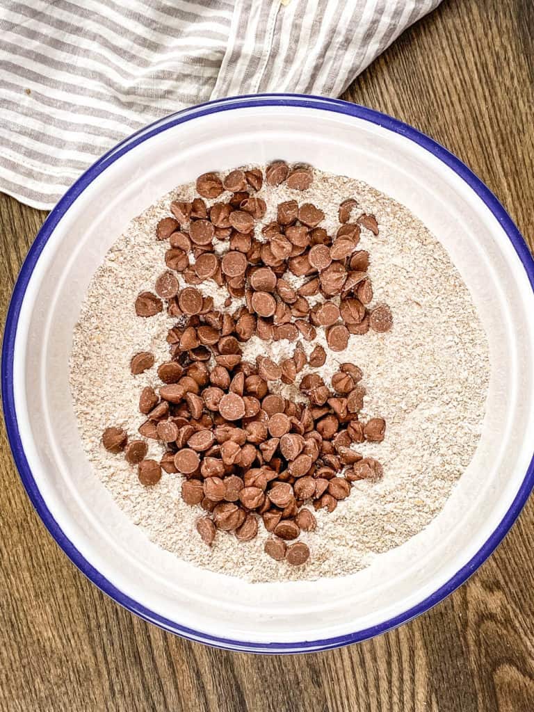 dry ingredients combined in a bowl