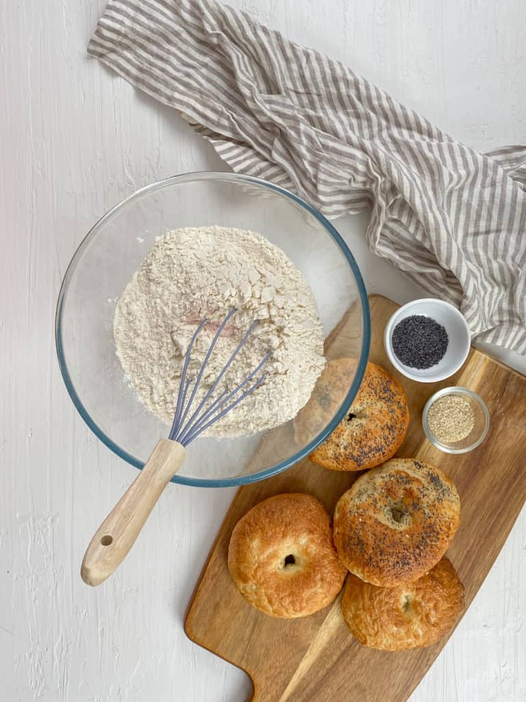 dry ingredients combined in a bowl