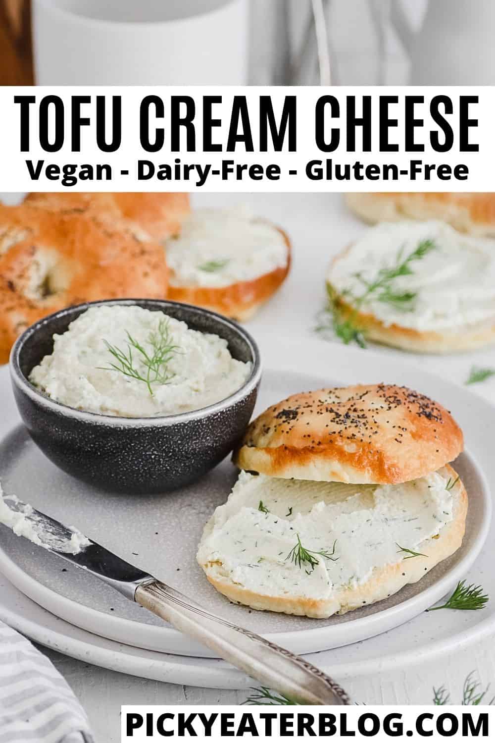 Tofu Cream Cheese (Vegan Cream Cheese Recipe!) The Picky Eater