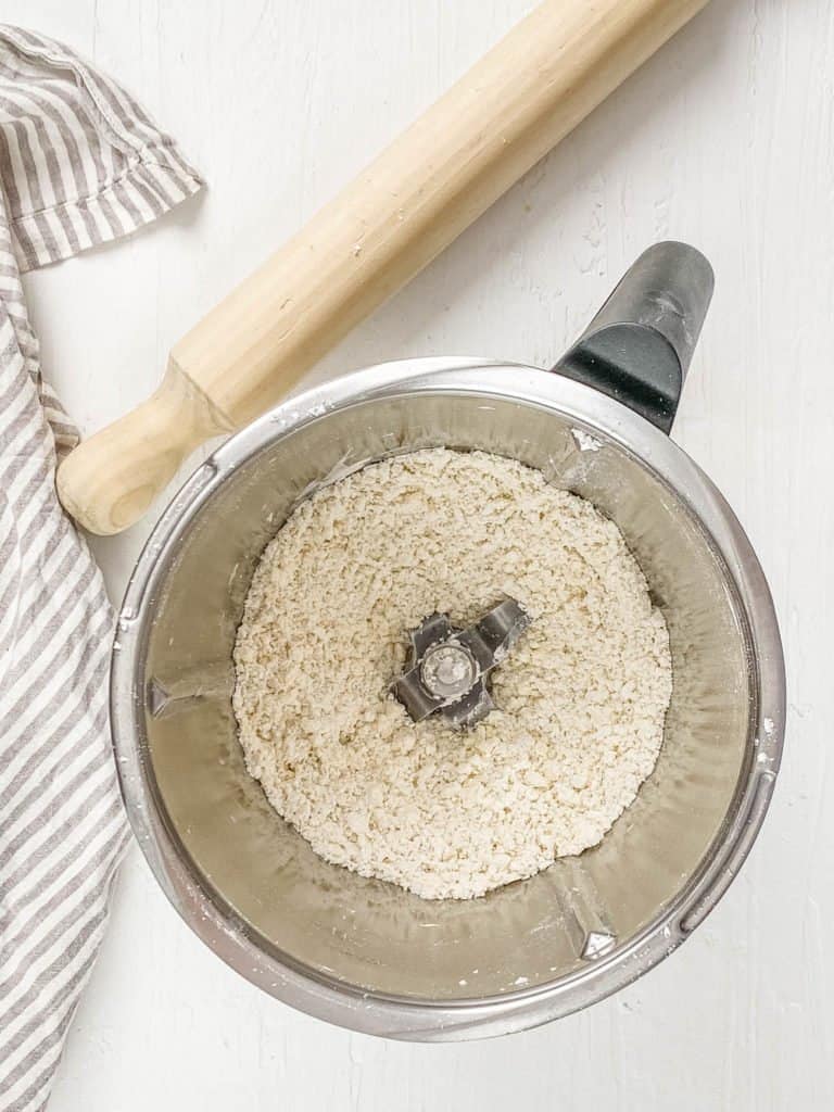 flour in a food processor