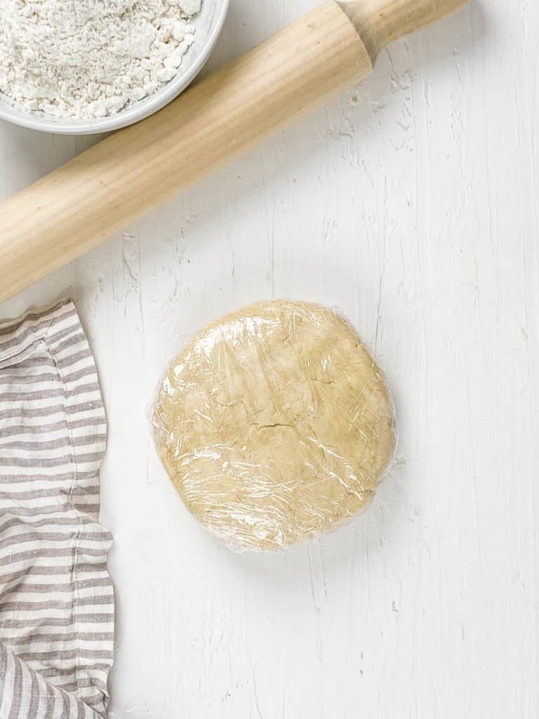 wrapped pie dough