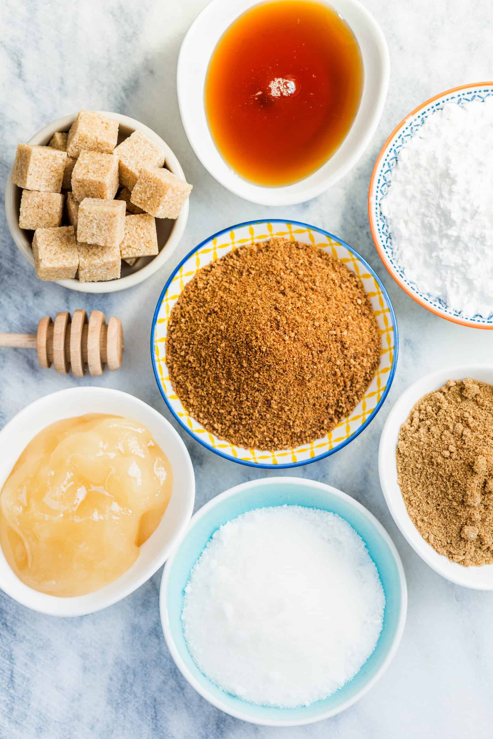 photo of different coconut sugar substitutes