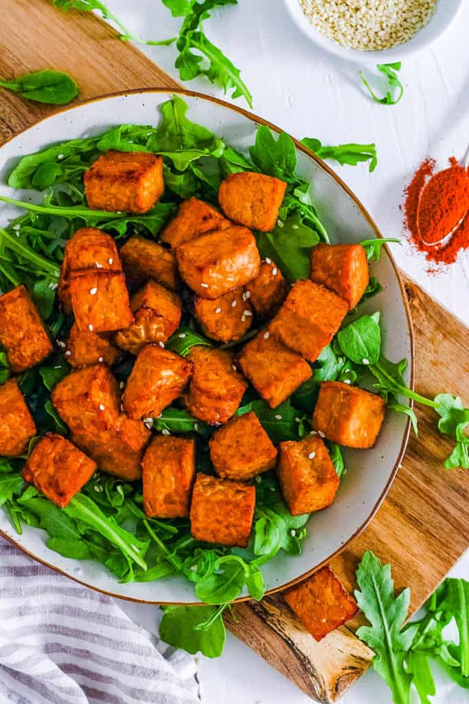 Crispy Air Fryer Tempeh The Picky Eater